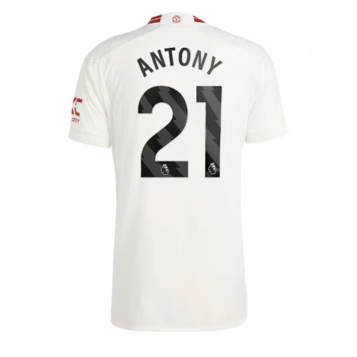 Dres Manchester United Antony #21 Rezervni 2023-24 Kratak Rukav